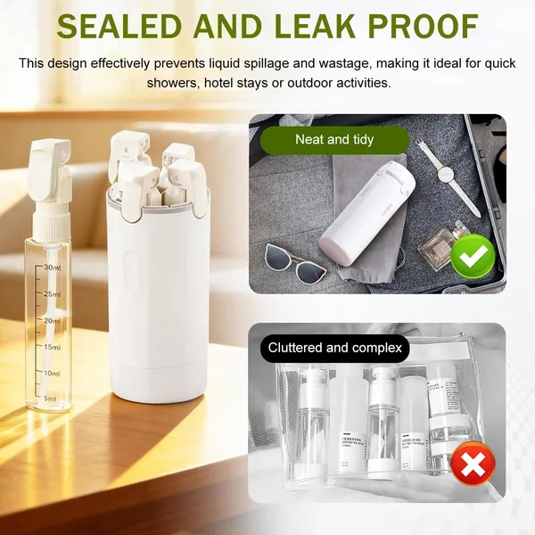 4_In_1_Travel_Toiletry_Bottles_Set_4_X_30ml_Refillable_Pet_Dispenser_Bottles_With_Clear_Capacity_Scale_Leak_Resistant_Portable_Travel_Containers_For_Shampoo_Lotion_Soap_Cream_Personal_Care