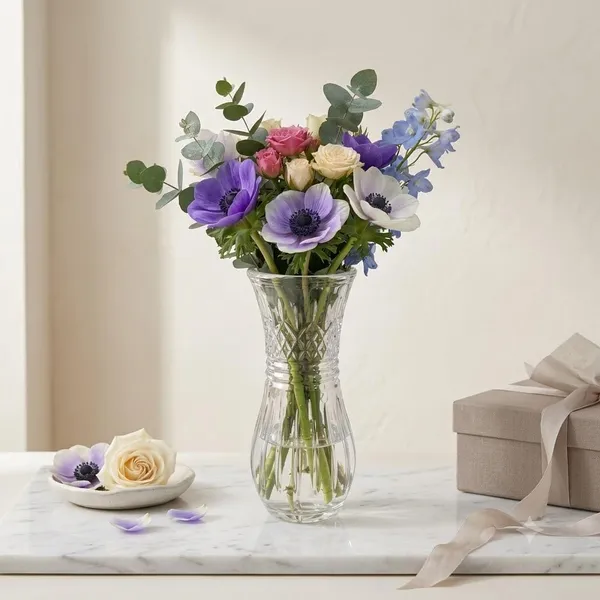 Glass_Flower_Vase_6_Inch_For_Home_Decor_Clear_Decorative_Vase_For_Fresh_Flowers_Water_Plants_Living_Room_Bedroom_Dining_Table_Office_Centerpiece_Decoration