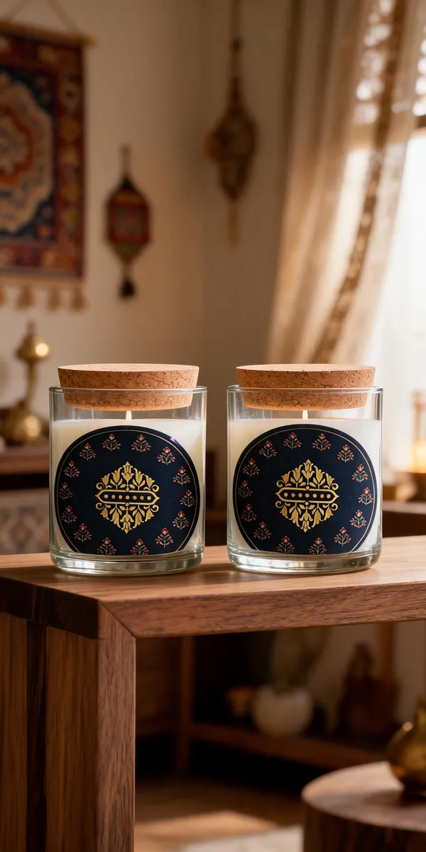 Glass_Jar_Cork_Lid_Floral_Tin_Candle_Pack_Of_2