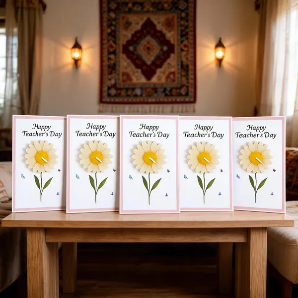 Soy_Wax_Daisy_Floral_Candle_With_Card_Pack_Of_5