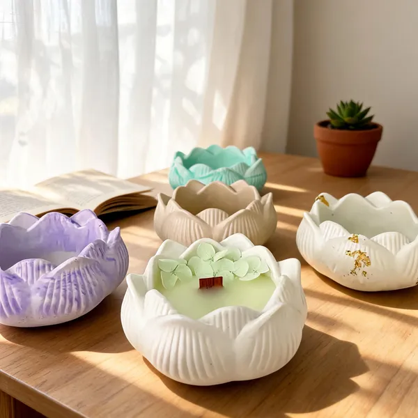 Soya_Wax_Lemongrass_Lotus_Candle_Set_Of_4