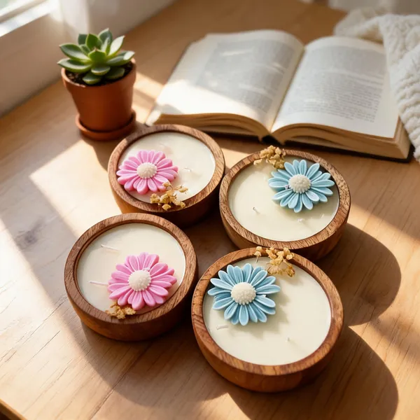Wooden_Bowl_Daisy_Floral_Candle