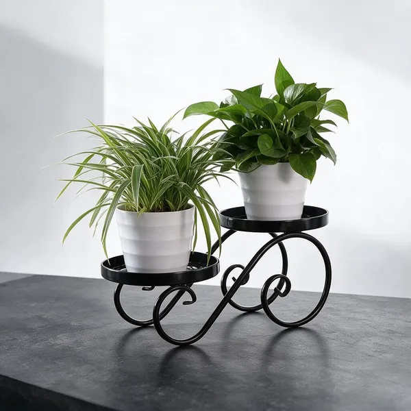 Black_Metal_Plant_Stand_For_Home_Decor