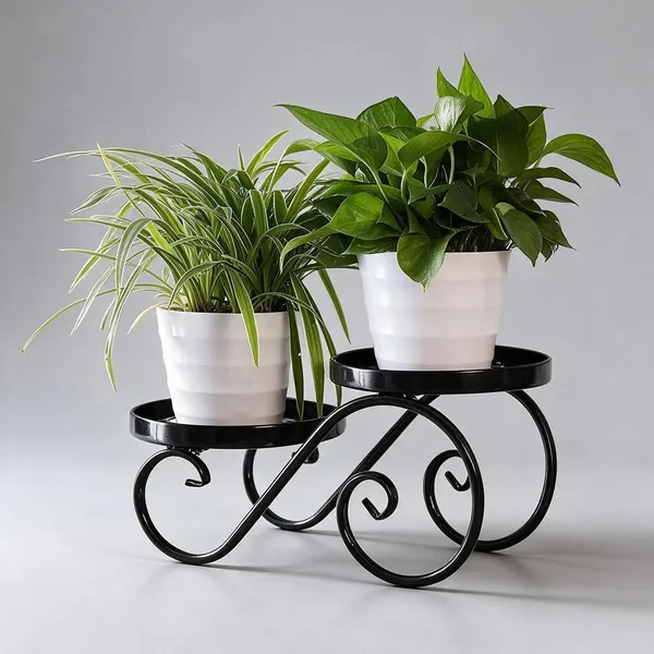 Black_Metal_Plant_Stand_For_Home_Decor