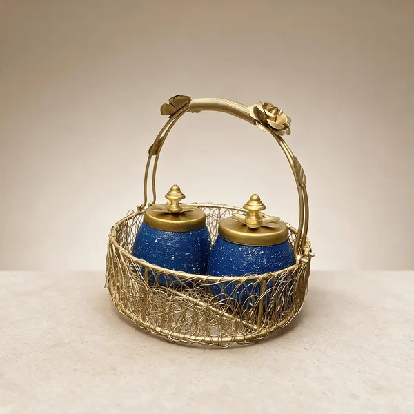 Gold_&_Blue_Metal_with_Glass_Decorative_Accessory_For_Home_Decor