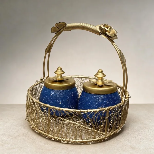 Gold_&_Blue_Metal_with_Glass_Decorative_Accessory_For_Home_Decor