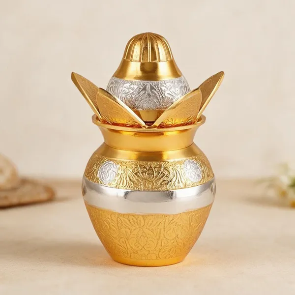 Gold_&_Silver_Brass_Decorative_Accessory_For_Home_Decor