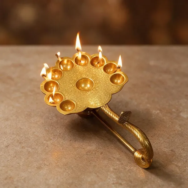 Gold_Brass_Oil_Lamp_For_Puja