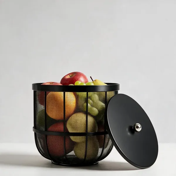 Black_Metal_Fruit_Basket_For_Kitchen