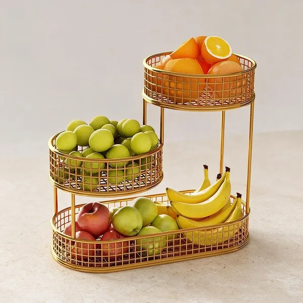 Gold_Metal_Fruit_Basket_For_Kitchen
