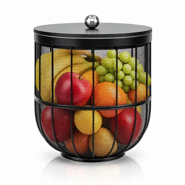 Black_Metal_Fruit_Basket_For_Kitchen
