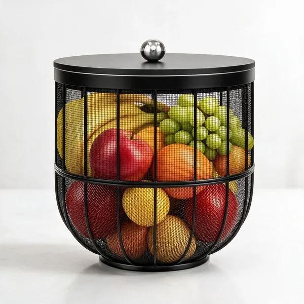 Black_Metal_Fruit_Basket_For_Kitchen