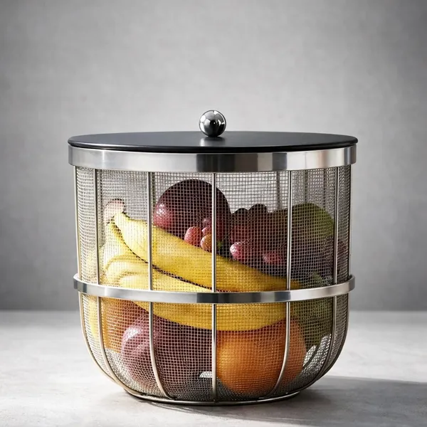 Silver_Metal_Fruit_Basket_For_Kitchen