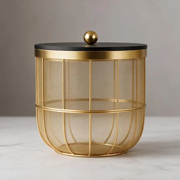 Gold_Metal_Fruit_Basket_For_Kitchen