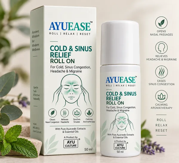 AyuEase_Cold_&_Sinus_releif_Roll-On_Pack_Of_2