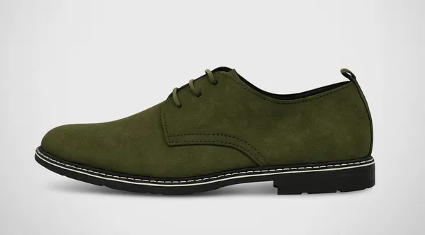 Voolio_Premium_Olive_Green_Suede_Derby_Shoes_Modern_Classic