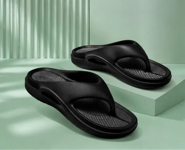 Voolio_Cloudflex_Comfort_Slides_Lightweight_Cushioned_Everyday_Slippers_Black_Grey