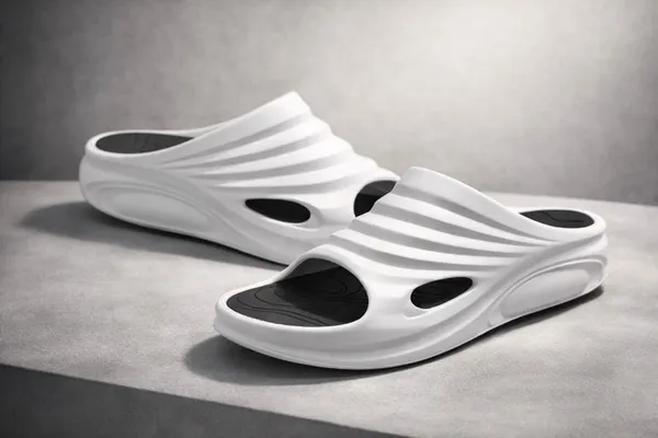Voolio_Aeroflow_Sculpt_Slides_White_Black_Edition_Ultra_Soft_Comfort_Luxury_Sliders_Lightweight_Designer_Slides
