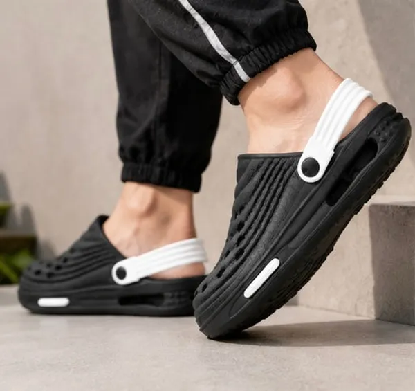 Voolio_Airstride_Dualtone_Eva_Clogs_Black_White
