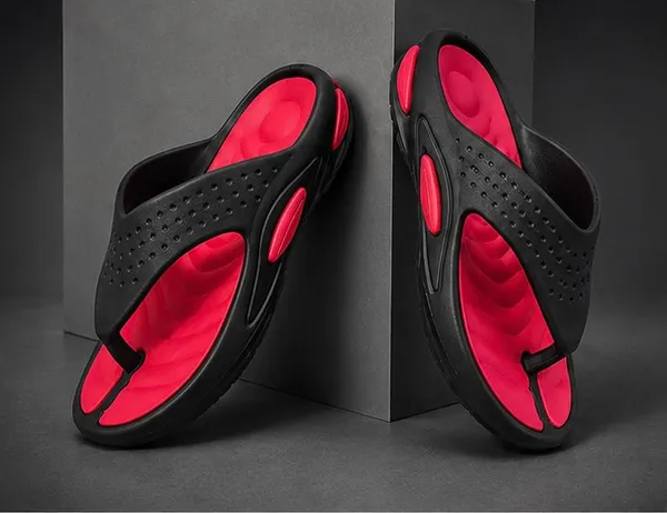 Voolio_Men_S_Black_Red_Comfort_Flip_Flops