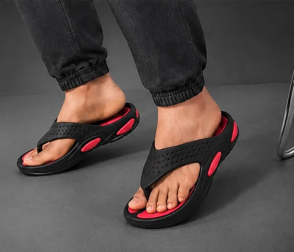Voolio_Men_S_Black_Red_Comfort_Flip_Flops