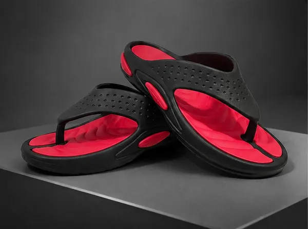 Voolio_Men_S_Black_Red_Comfort_Flip_Flops