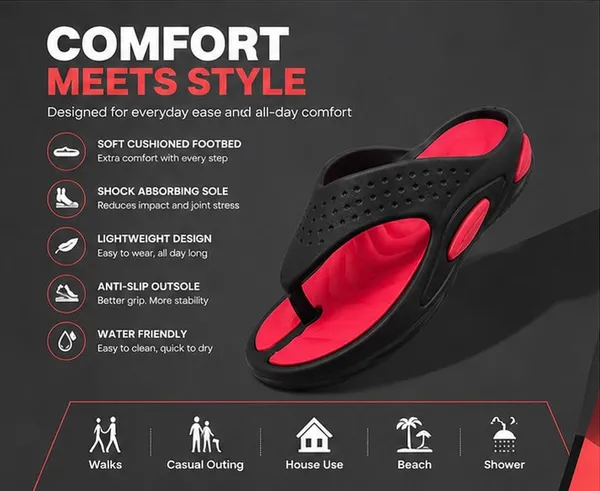 Voolio_Men_S_Black_Red_Comfort_Flip_Flops