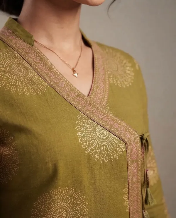 Olive_Cotton_Printed_Straight_Kurta_Set_For_Women