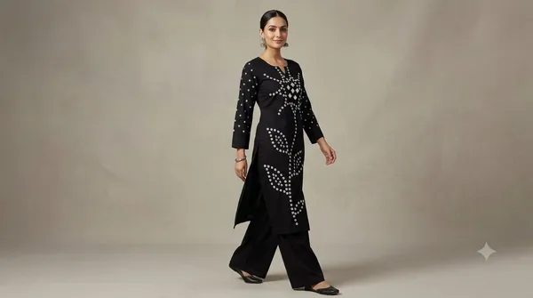 Black_Mal_Cotton_Embellished_Straight_Kurta_For_Women