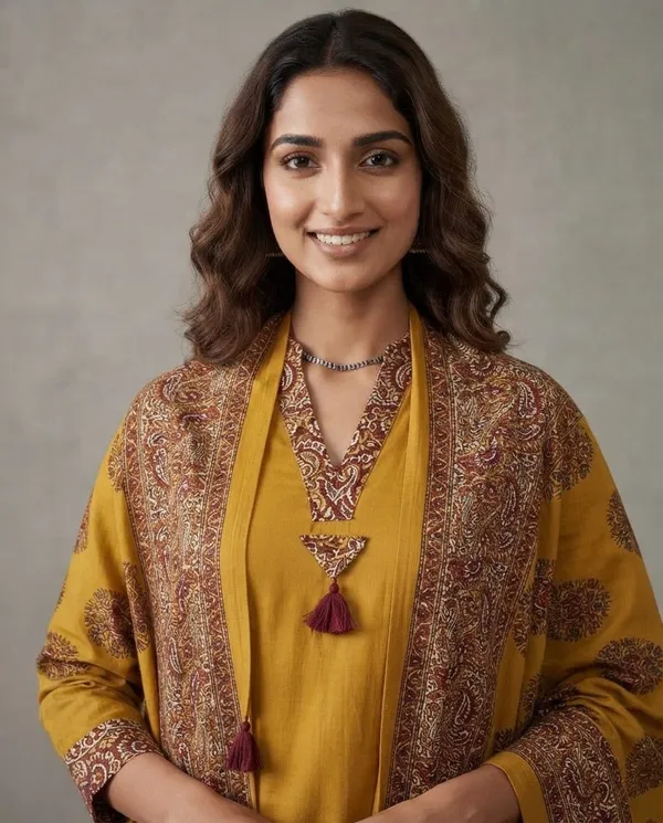 Mustard_Printed_Straight_Kurta_Palazzo_Set_For_Women