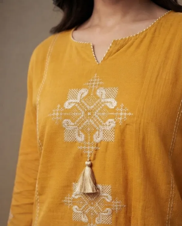 Mustard_Mal_Cotton_Embroidered_Straight_Suit_Set_For_Women