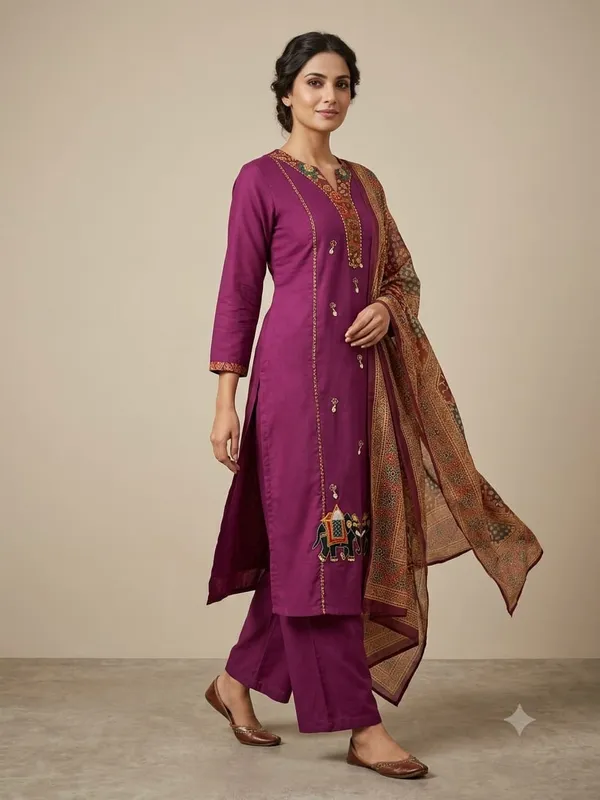Purple_Ethnic_Kurta_Set_for_Women