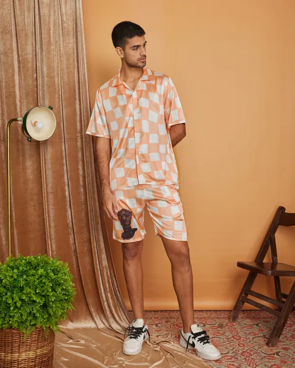 Fuzzy_Checked_Premium_Soft_Satin_Co_Ord_Set