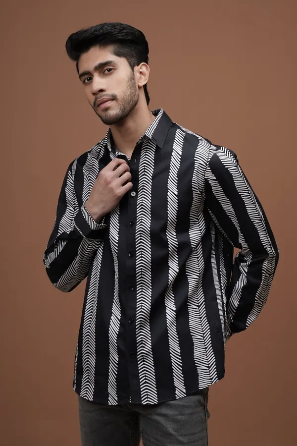 Midnight_Lines_Printed_Cotton_Shirt