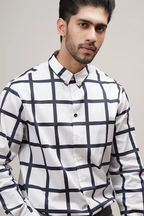 Regular_Classic_Fit_Checkered_Cotton_Shirt