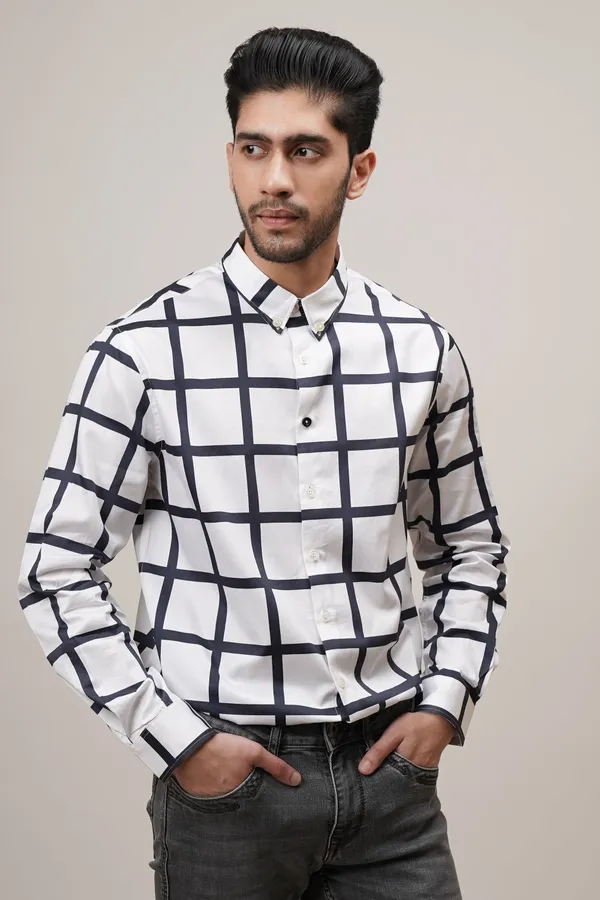 Regular_Classic_Fit_Checkered_Cotton_Shirt