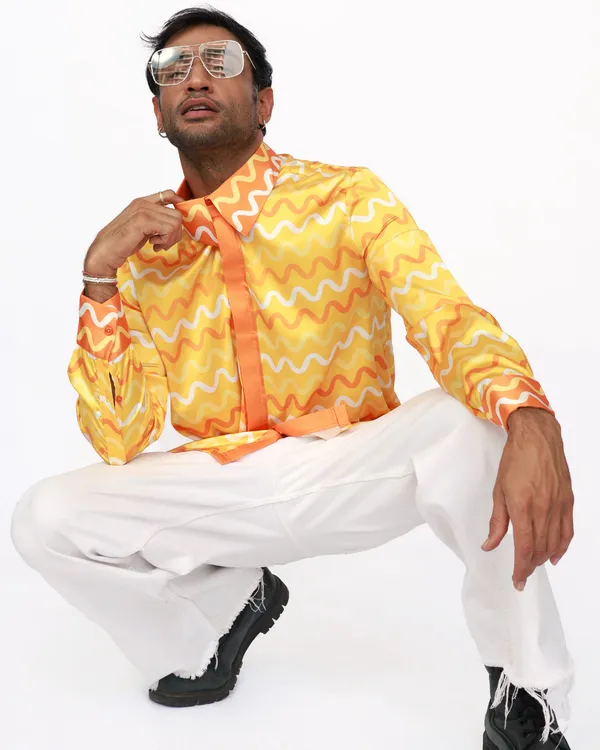 Sunset_Serenity_Premium_Soft_Satin_Party_Shirt