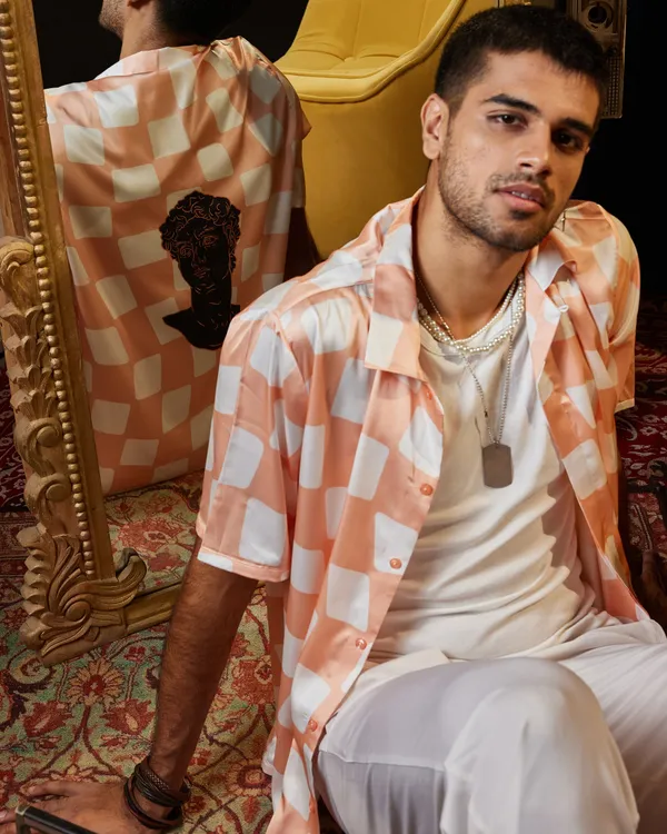 Fuzzy_Checkers_Premium_Soft_Satin_Shirt