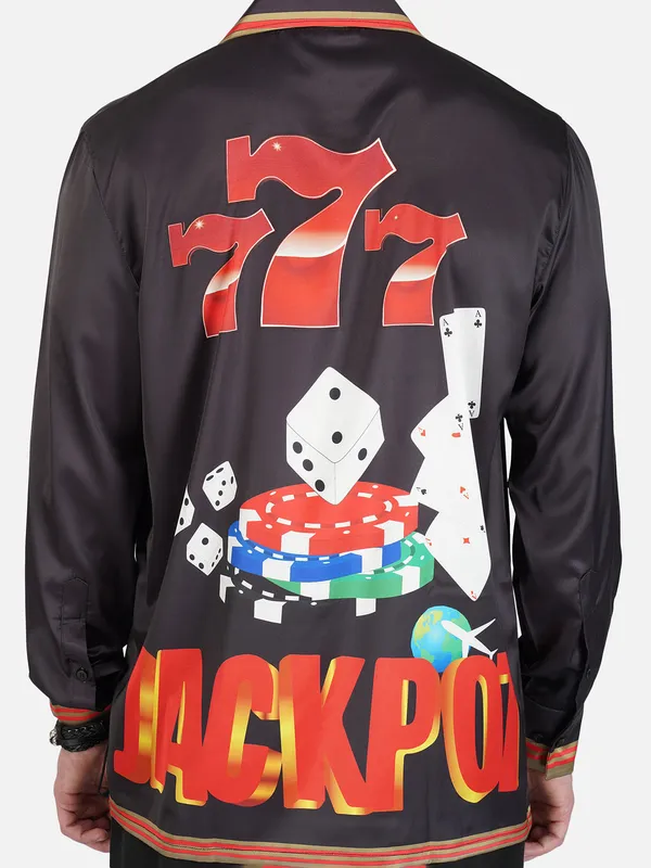 777_Jackpot_Premium_Soft_Satin_Party_Shirt