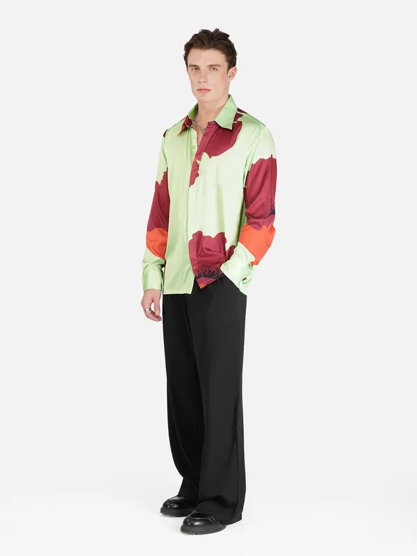 Blossoms_Blaze_Premium_Soft_Satin_Party_Shirt