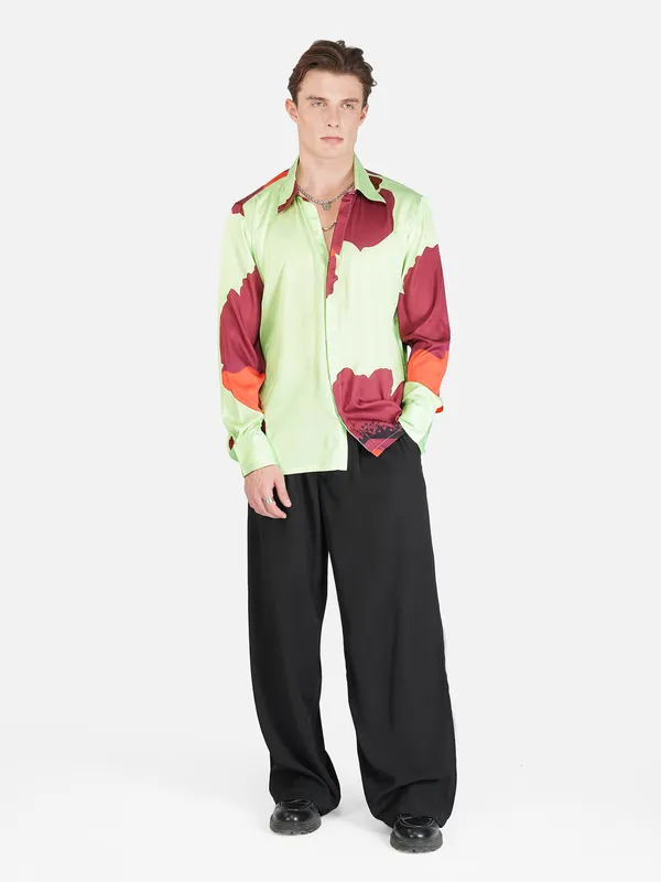 Blossoms_Blaze_Premium_Soft_Satin_Party_Shirt