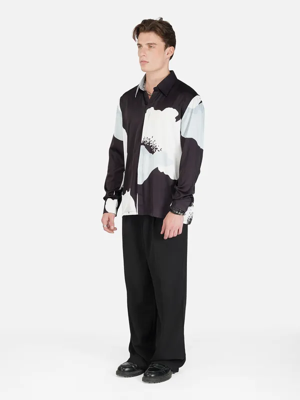 Black_Bloom_Premium_Soft_Satin_Party_Shirt