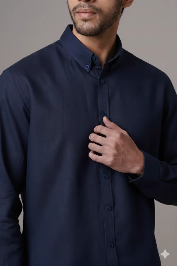 Midnight_Navy_Linen_Shirt