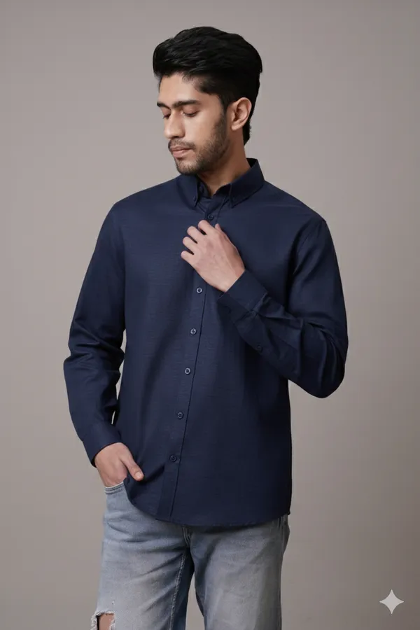 Midnight_Navy_Linen_Shirt