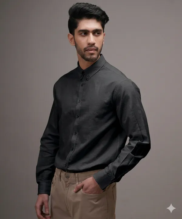 Midnight_Black_Linen_Shirt