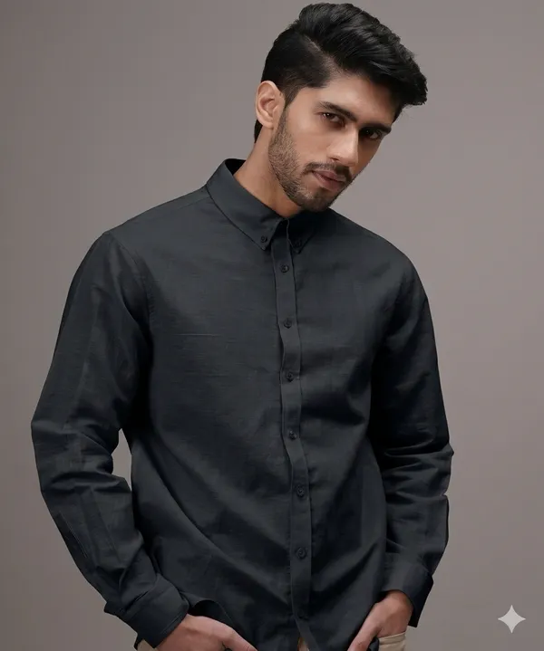 Midnight_Black_Linen_Shirt