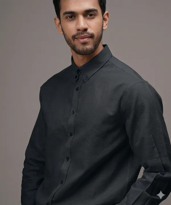 Midnight_Black_Linen_Shirt