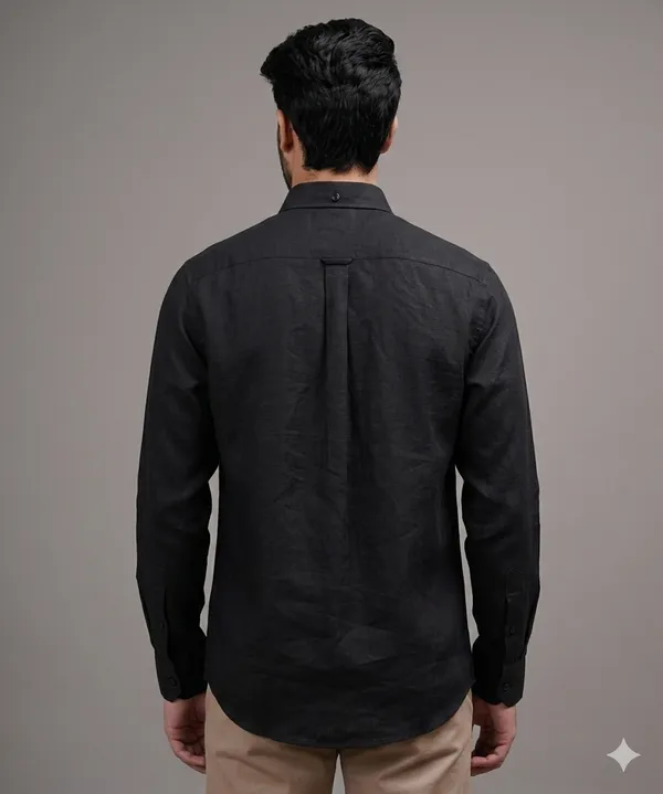 Midnight_Black_Linen_Shirt