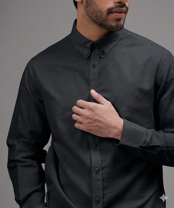 Midnight_Black_Linen_Shirt