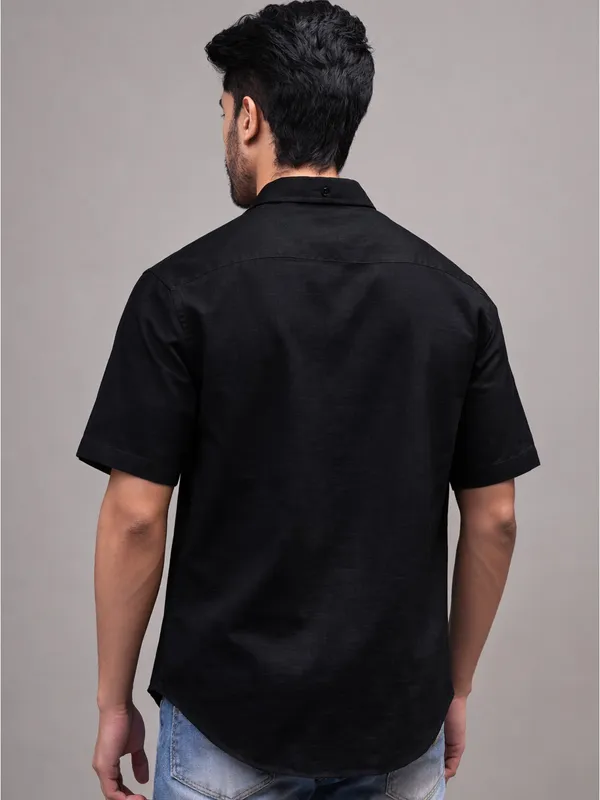Midnight_Black_Linen_Shirt